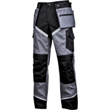 Lahti Pro Fekete-szürke nadrág fényvisszaverő csíkokkal, "2xl", ce, lahti (L4051605) munkaruha