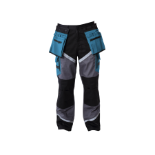 Lahti Pro Fekete-szürke-türk. nadrág fényvisszaverő csíkokkal, "2xl" , ce, lahti (L4050205) munkaruha