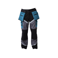 Lahti Pro Fekete-szürke-türk. nadrág fényvisszaverő csíkokkal, 