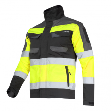 Lahti Pro Figyelmeztető kabát fekete-sárga, "3xl", ce, lahti