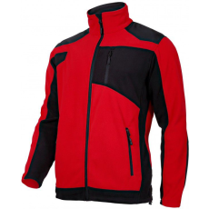 Lahti Pro Fleece Pulóver Piros/Fekete Megerősítésekkel, XL, Lahti (L4011504)