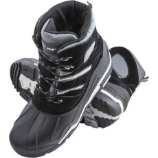 Lahti Pro Hócsizma Velúr/Oxford Fekete-Szürke, 41/42 (L3080542)