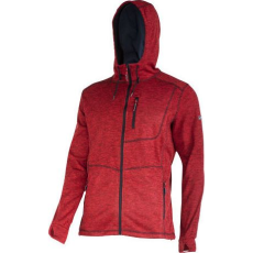 Lahti Pro Kapucnis Pulóver Cipzárral Piros, XL, Lahti (L4013404)