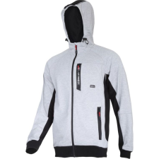 Lahti Pro Kapucnis Pulóver Cipzárral Szürke és Fekete, XXXL, Lahti (L4012606) munkaruha
