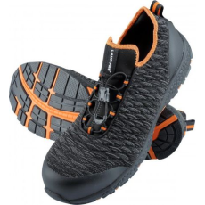 Lahti Pro Kötött Fekete-Szürke-Gombos Cipő, S1 Src, 42 (V31AC-L3042542)