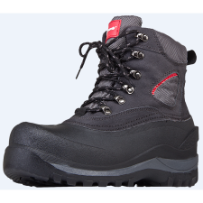 Lahti Pro L3080143 Hócipő Velúr/Oxford Szürke-Piros, 39 (L3080143) munkavédelmi cipő