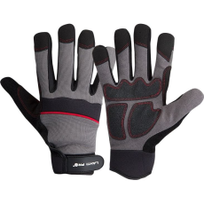 Lahti Pro Műhelykesztyű Fekete-Szürke L280907p, Kártya (L280907K)