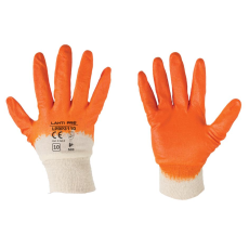 Lahti Pro Nitr. Sárga-Fehér Kesztyű L220108p, 12 Pár, (L220108W)