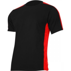 Lahti Pro Póló 180g/m2, fekete/piros, 