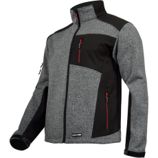 Lahti Pro Pulóver dzseki puha. betétek, szürke-fekete, 