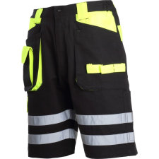 Lahti Pro Rövid rövidnadrág fekete-sárga 100% pamut, "2xl",ce,lahti (L4070505) munkaruha