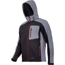 Lahti Pro Softshell kabát kapucnival, fekete-szürke, "m", ce, lahti (L4091602) munkaruha