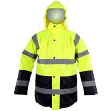 Lahti Pro Szigetelt figyelmeztető kabát, sárga, "3xl", ce, lahti (L4090706) munkaruha