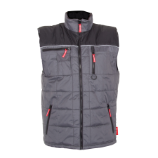 Lahti Pro Szigetelt Mellény Szürke-Narancs, XL (LPBO1S) munkaruha