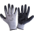 Lahti Pro Szürke-fekete Latex Kesztyű L212309p, 12 Pár (L212309W)