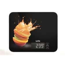 Laica KS5015L narancs mintás fekete digitális konyhai mérleg konyhai mérleg