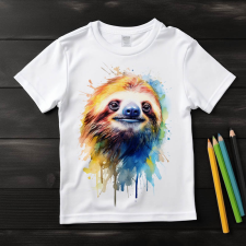  Lajhár póló (Gyerek)(Színes) gyerek póló