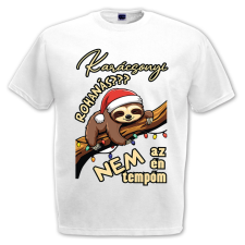  Lajhár tempó - Karácsonyi Férfi Póló férfi póló