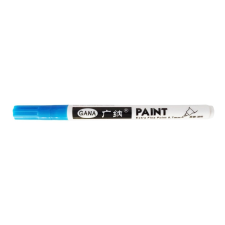Lakkmarker 0,8mm, kerek kék filctoll, marker