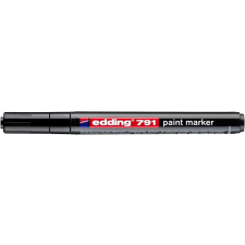  Lakkmarker, 1-2 mm, EDDING "791", fekete filctoll, marker