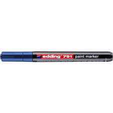 Lakkmarker, 1-2 mm, EDDING "791", kék filctoll, marker