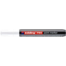 Lakkmarker, 2-3 mm, EDDING "790", fehér filctoll, marker
