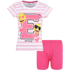 Lamaloli Emoji csíkos-pink pizsama