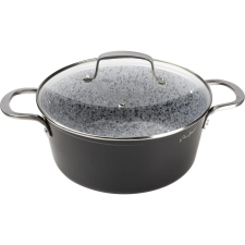 LAMART LT1254 GRANIT Fazék 24cm 3.9L Fekete edény