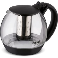 LAMART LT7058 KETTLE üveg 2L fekete izzó vízforraló és teáskanna