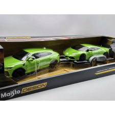  Lamborghini Urus + Lamborghini Huracan tréleren tréler -  Maisto - 1:24 makett