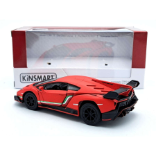 Lamborghini Veneno Matt Dobozban Piros autópálya és játékautó