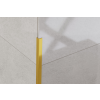  LAMBRO - Sarokprofil - Szálcsiszolt Arany - 1cm x 1cm - Rozsdamentes acél