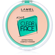 LAMEL OhMy Clear Face kompakt púder antibakteriális adalékkal árnyalat 403 Rosy beige 6 g smink alapozó