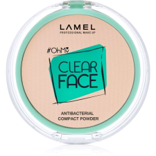 LAMEL OhMy Clear Face kompakt púder antibakteriális adalékkal árnyalat 405 Sand Beige 6 g arcpúder