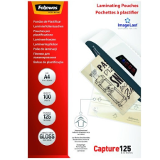 Lamináló fólia FELLOWES A/4 125 mikron fényes 100/csom lamináló fólia