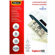  Lamináló fólia FELLOWES A/4 125 mikron fényes 25/csom lamináló fólia