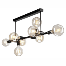Lamkur Mennyezeti lámpa ASTRID 8xE27 Black Glamour LM-8.146 Lamkur világítás
