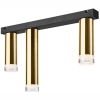 Lamkur Mennyezeti lámpa DIEGO 3xE27 Black Gold LM-3.124/A Lamkur