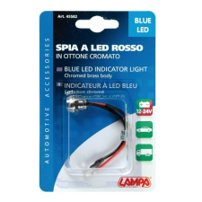 Lampa 12/24V LED mentes jelzőfény, kék színű (0145582) (LA0145582) autóalkatrész