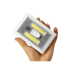  Lámpa elemekkel és kapcsolóval, cob led-ekkel világítás