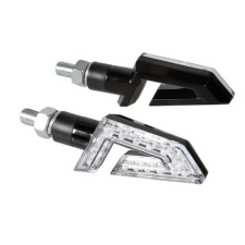 Lampa "KAP" LED motorkerékpáros index párban, fekete (0190246) (LA0190246) autóalkatrész