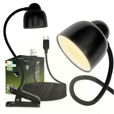  Lampka Biurkowa LED 5W CCT Kreślarska Stołowa Szkolna TESA 2 Czarna LUMILED világítás