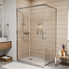  LANA vario 120×80 szögletes zuhanykabin kád, zuhanykabin