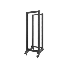 Lanberg 19'' 32U/600x800mm fekete nyitott rack szekrény szerver