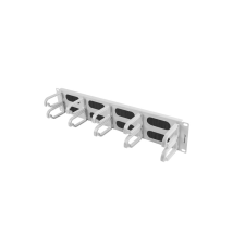 Lanberg AK-1204-S Kábelrendező 19" rack szekrényekhez Szürke (AK-1204-S) asztali számítógép kellék
