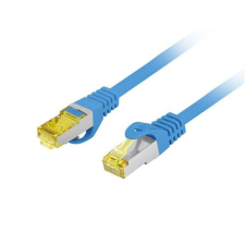 Lanberg CAT.6a S/FTP LSZH kábel 1m kék (PCF6A-10CU-0100-B) kábel és adapter