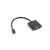  LANBERG DISPLAYPORT MINI(M) 1.2->VGA(F) ADAPTER KÁBEL 20CM FEKETE
