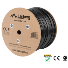 Lanberg FTP stranded cable CU OUTDOOR; cat. 6; 305m; Black kábel és adapter