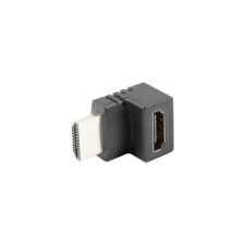Lanberg HDMI apa- HDMI anya 90 fokos adapter (AD-0034-BK) kábel és adapter