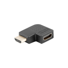  LANBERG HDMI(M)-&gt;HDMI(F) ADAPTER BALRA SZÖGBEN FEKETE kábel és adapter
